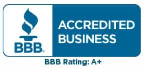 BBB Accredited Business, A+ rating