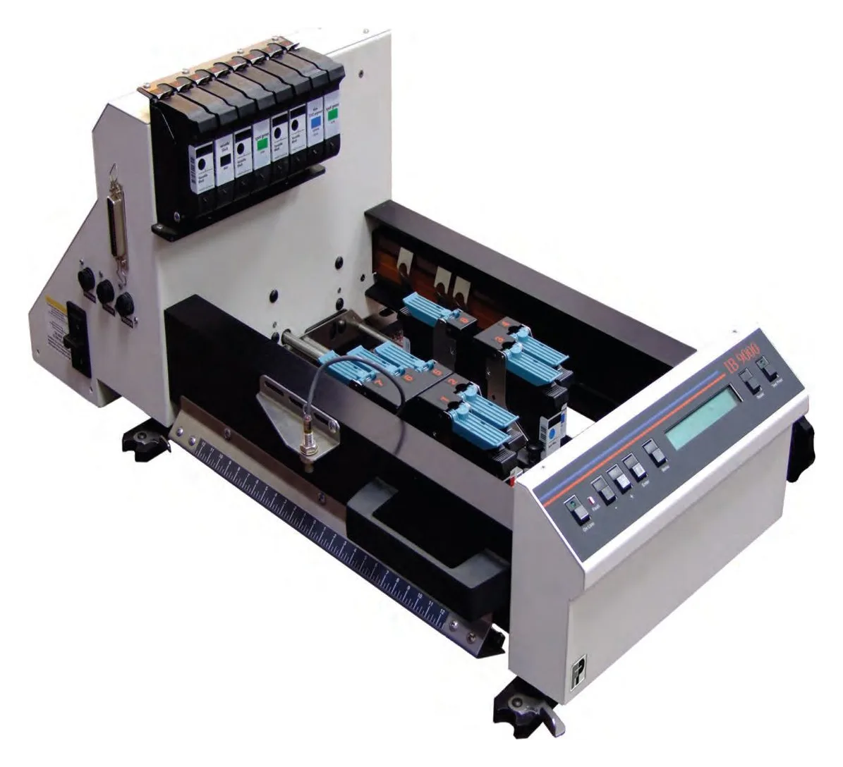 FP IB-9000 Image Blaster inline inkjet printer with its bank of print heads