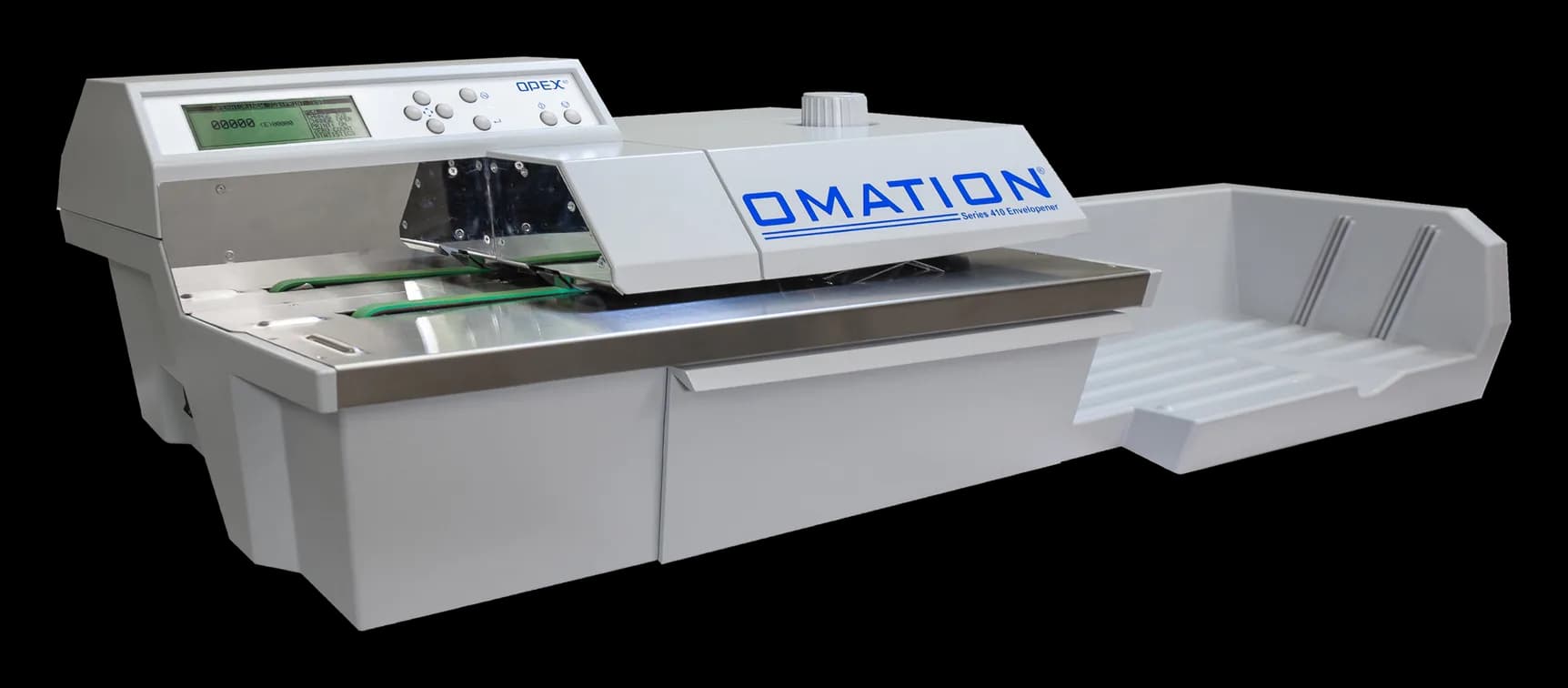 LO-410 automatic letter opener with inkjet printer