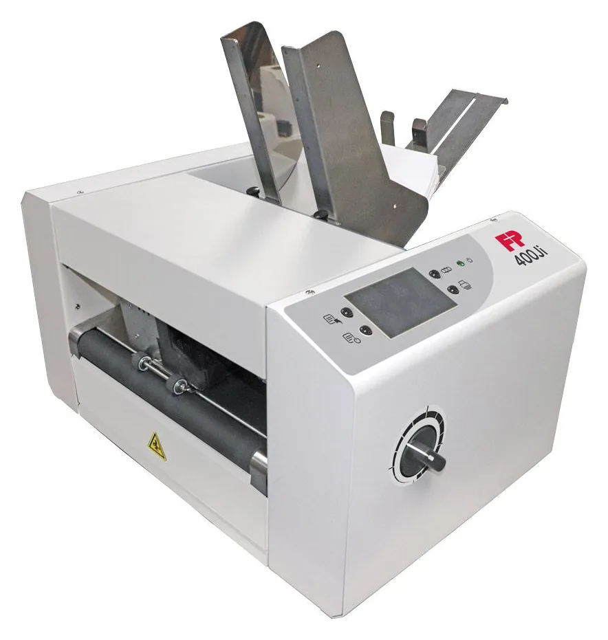 FP 400Ji desktop inkjet address printer with its feed hopper